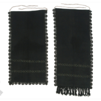Pair of Black Wool Aprons | Sibiu, Romania