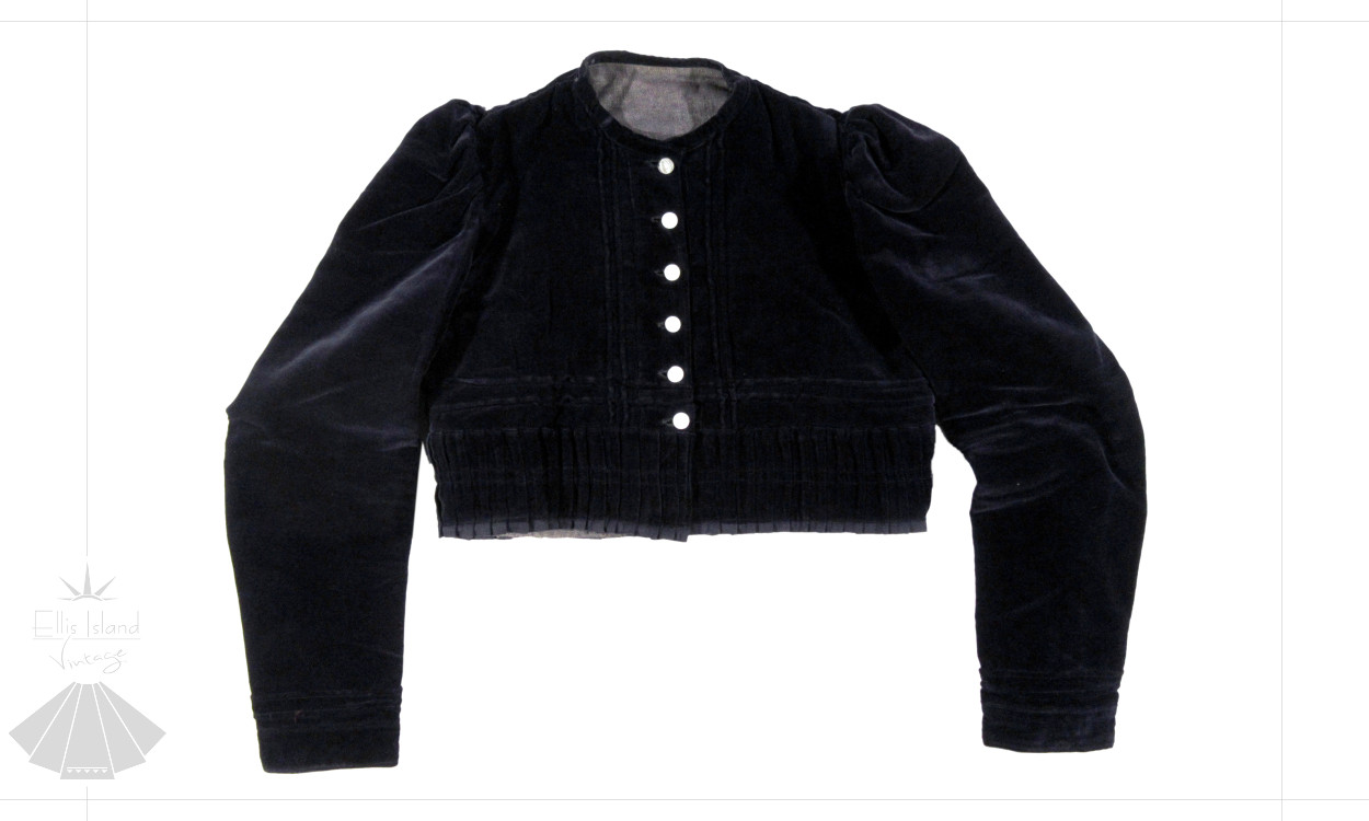 velvet short jacket